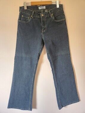 ​Y2K Vintage Eldorado Denim Co Mid Rise Straight Leg Dark Wash Stretch Jeans 32